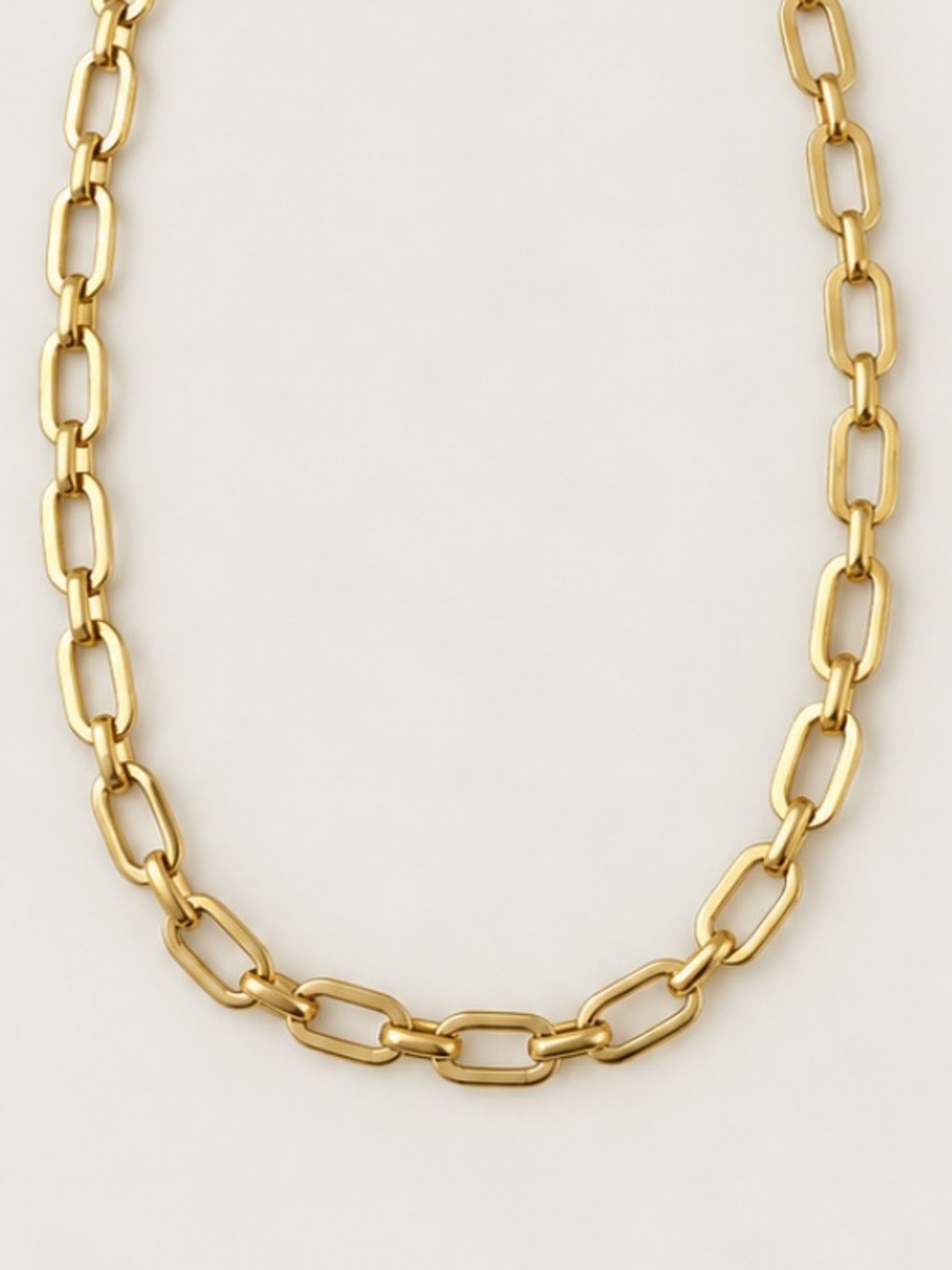 New! Manhattan Gold Link Chain Necklace NWOT 1026